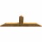 Ekena Millwork Portland Rough Sawn Timber Gable Bracket, Western Red Cedar, 60"W x 20"H x 2"D x 6"F, 8/12 Pitch GBW060X20X0206POR00RWR - alternate 2